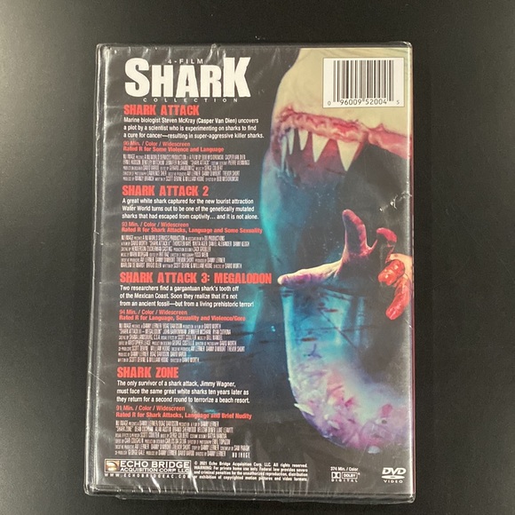 NEW: Shark 4-Film Collection - DVD - Picture 2 of 3